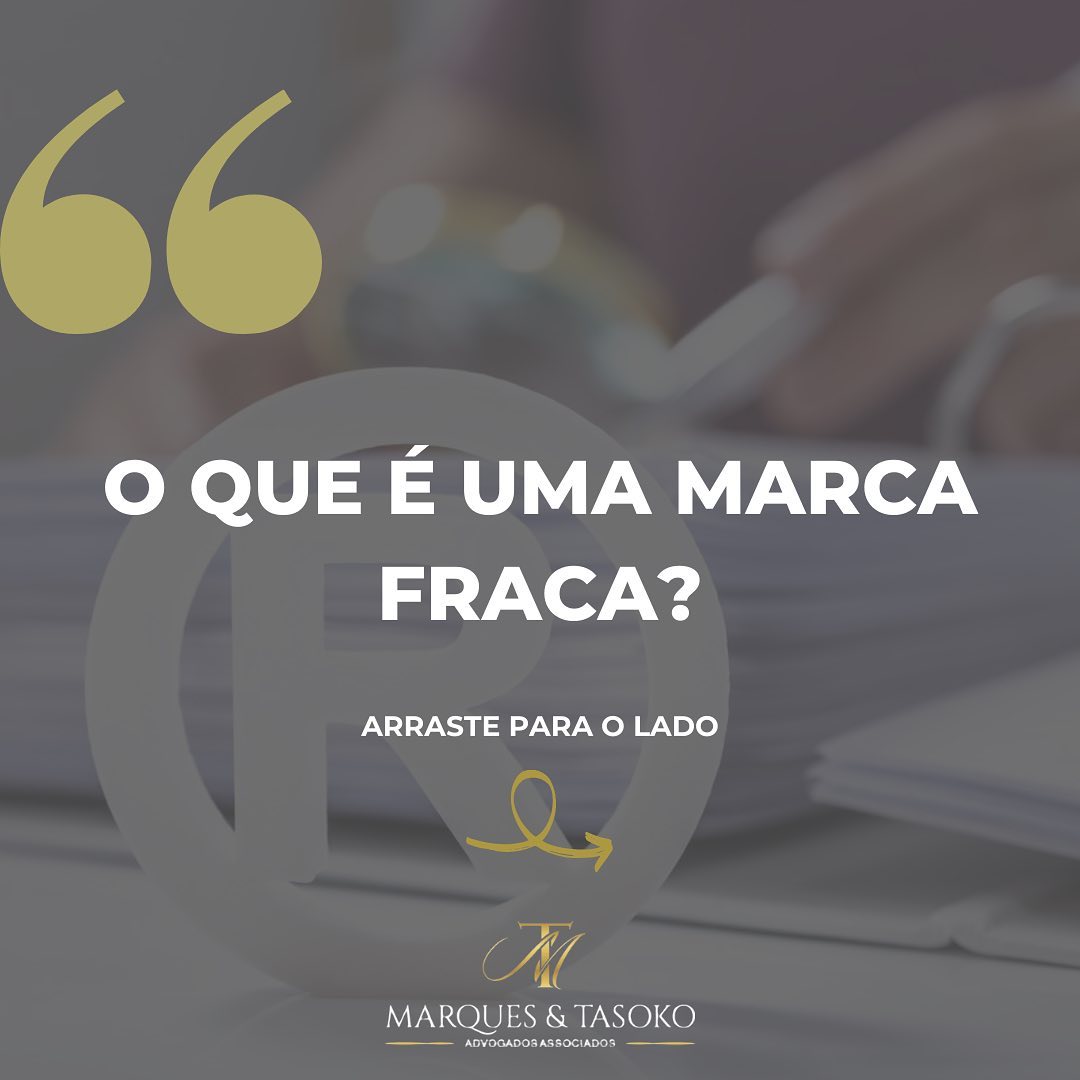 O que é uma marca fraca?